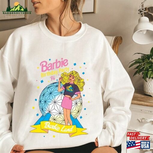 Birthday Party 1994 Shirt Sweatshirt Barbie Classic Hoodie