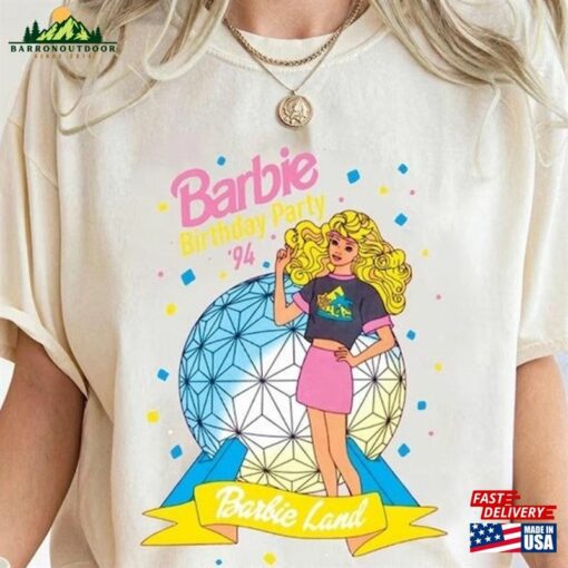 Birthday Party 1994 Shirt Sweatshirt Barbie Classic T-Shirt