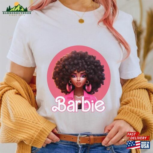 Black Afro Barbie Unisex Adults Kids Toddlers T-Shirt Classic Hoodie