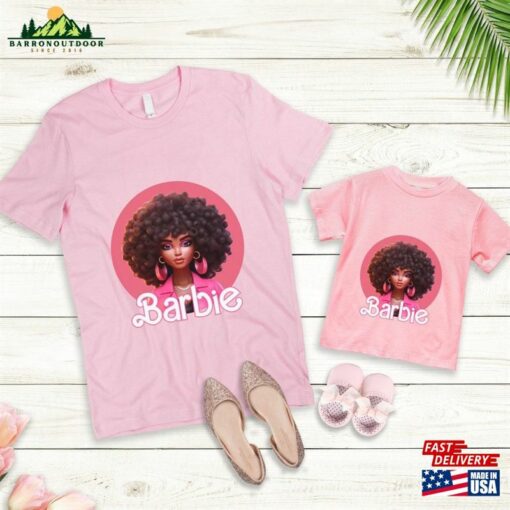 Black Afro Barbie Unisex Adults Kids Toddlers T-Shirt Classic Hoodie