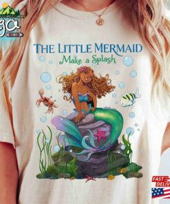 Black Ariel Princess Shirt Live Action Little Mermaid Movie 2023 Tee Classic Unisex Black Ariel Princess Shirt Live Action Little Mermaid Movie 2023 Tee Classic Unisex