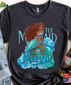 Black Ariel Princess Shirt Live Action Little Mermaid Movie 2023 Tee Unisex T-Shirt 2 Black Ariel Princess Shirt Live Action Little Mermaid Movie 2023 Tee Unisex T Shirt 3