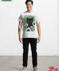 Black Kitten In A Field Of Daisies Classic T-Shirt Sweatshirt 2 Black Kitten In A Field Of Daisies Classic T Shirt Sweatshirt 3