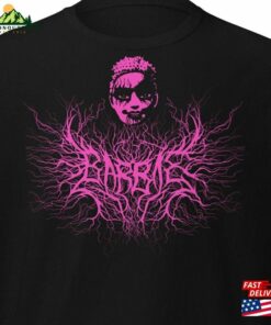Black Metal Barbie Hot Pink Unisex T-Shirt Black Metal Barbie Hot Pink Unisex T-Shirt