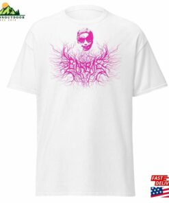 Black Metal Barbie Hot Pink Unisex T-Shirt 2 Black Metal Barbie Hot Pink Unisex T Shirt 3