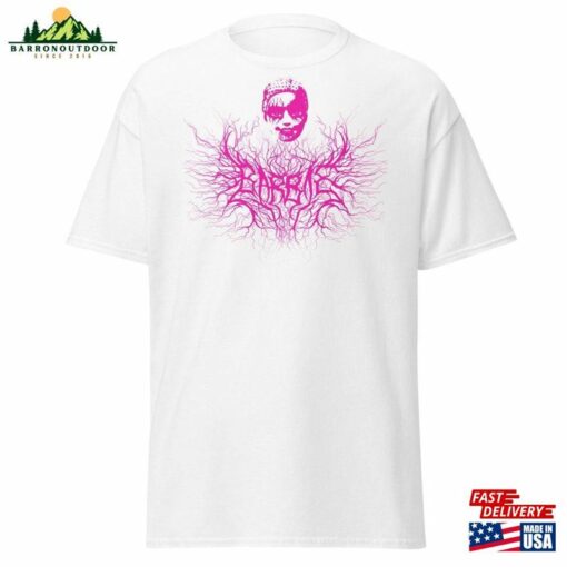 Black Metal Barbie Hot Pink Unisex T-Shirt