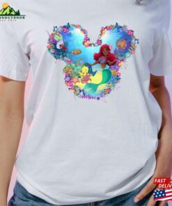 Black The Little Mermaid Shirt Ariel Sweatshirt Hoodie Classic