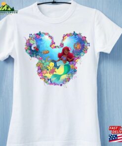 Black The Little Mermaid Shirt Ariel Sweatshirt Hoodie Classic