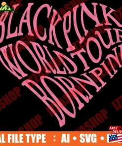 Blackpink World Tour Born Pink 2023 Cut File T-Shirt Classic Blackpink World Tour Born Pink 2023 Cut File T-Shirt Classic