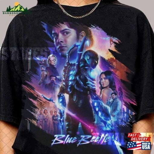 Blue Beetle Vintage Shirt 2023 Movie Sweatshirt Hoodie