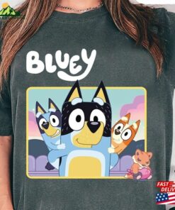 Bluey Family T-Shirt Mothers Day Shirt Hoodie Sweatshirt