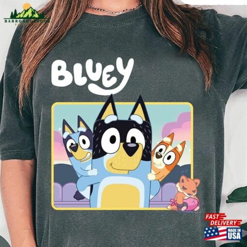 Bluey Family T-Shirt Mothers Day Shirt Hoodie Sweatshirt