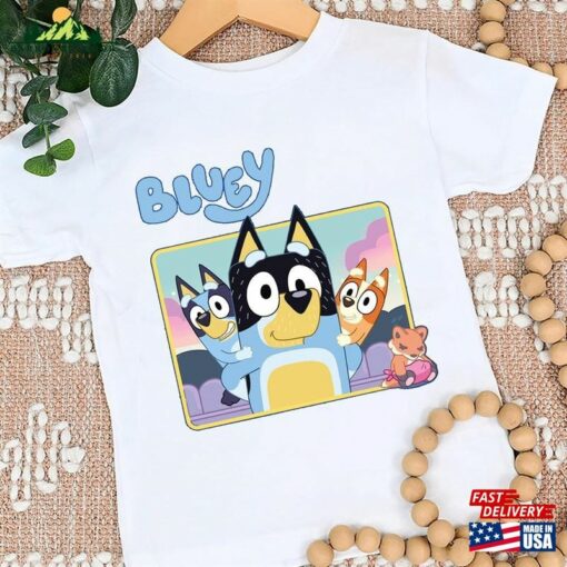 Bluey Family T-Shirt Mothers Day Shirt Hoodie Sweatshirt