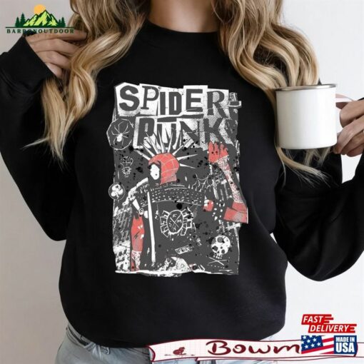 Bm® Retro Spider Punk Comfort Colors Shirt Man Across The Sweatshirt Hoodie