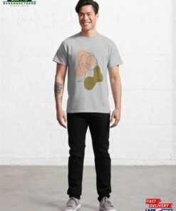 Boho Man Abstract Facial Outline Design Classic T-Shirt Unisex 3 Boho Man Abstract Facial Outline Design Classic T Shirt Unisex 4