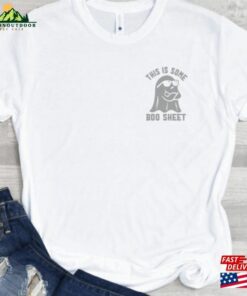 Boo Sheet Pocket Unisex T-Shirt Hoodie