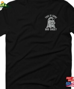 Boo Sheet Pocket Unisex T-Shirt Hoodie