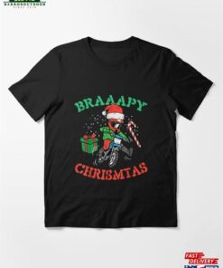 Braaapy Christmas Motocross Dirt Bike Biker Men Boys Kids T-Shirt Classic Braaapy Christmas Motocross Dirt Bike Biker Men Boys Kids T-Shirt Classic