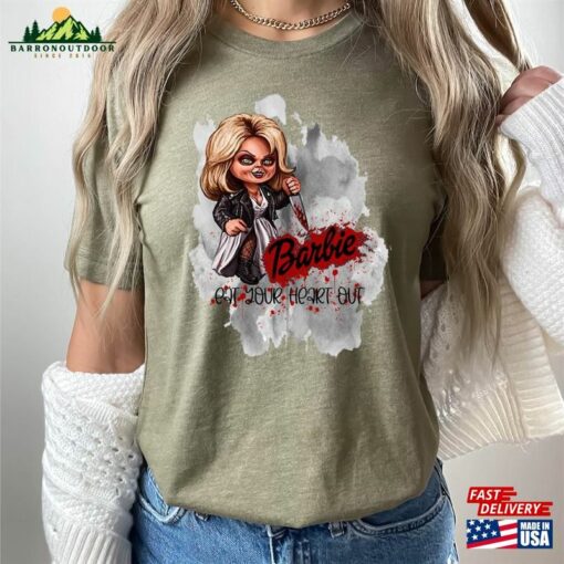 Bride Of Barbie Shirt Chucky Horror Movie Sweatshirt Hoodie