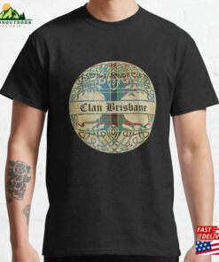 Brisbane Tree Of Life Clan Scottish Surname Tartan Classic T-Shirt Brisbane Tree Of Life Clan Scottish Surname Tartan Classic T-Shirt