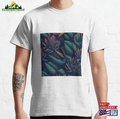 Bromeliad Pattern Classic T-Shirt Unisex