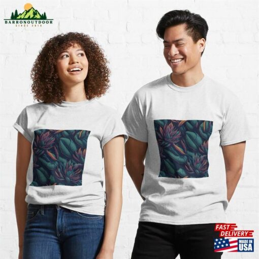 Bromeliad Pattern Classic T-Shirt Unisex