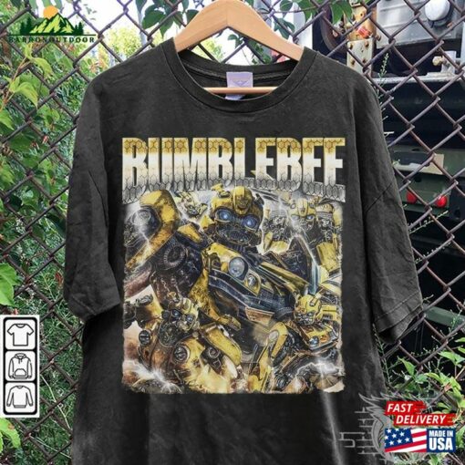 Bumblebee Movie Shirt Autobot 90S Y2k Vintage Retro Bootleg T-Shirt Unisex