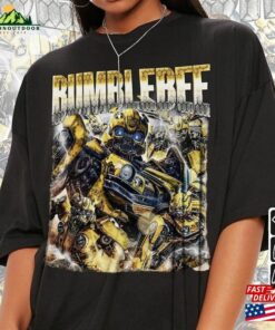 Bumblebee Movie Shirt Autobot 90S Y2k Vintage Retro Bootleg T Shirt Unisex 4