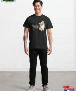 Canine Doggy Love Language Corgi Illustration Classic T Shirt Unisex 4