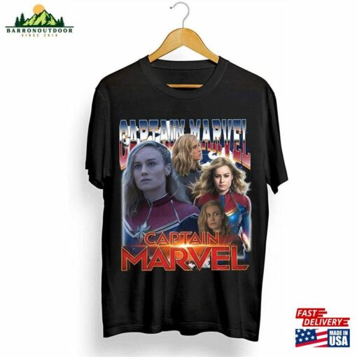 Captain Marvel Retro 90S Shirt Brie Larson Carol Danvers Hoodie Unisex