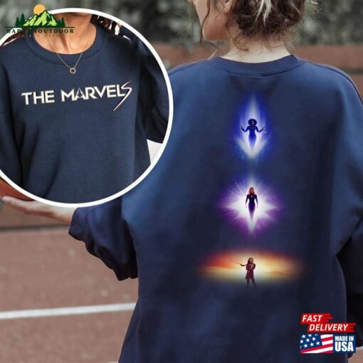 Captain Marvel Shirt Superhero T-Shirt 2023 Movie Classic