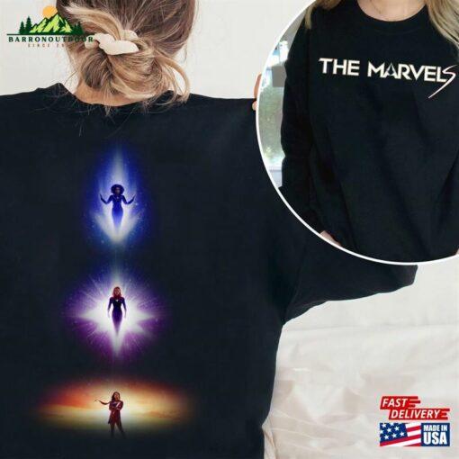 Captain Marvel Shirt Superhero T-Shirt 2023 Movie Classic