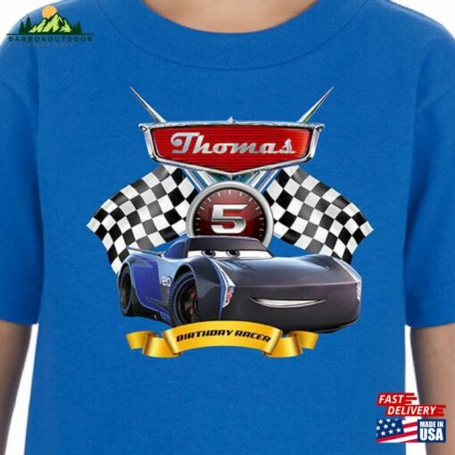 Cars 3 Jackson Storm Custom Birthday T-Shirt Classic