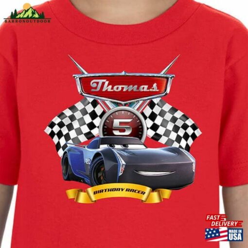 Cars 3 Jackson Storm Custom Birthday T-Shirt Classic