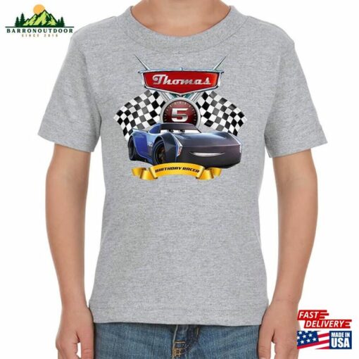 Cars 3 Jackson Storm Custom Birthday T-Shirt Classic