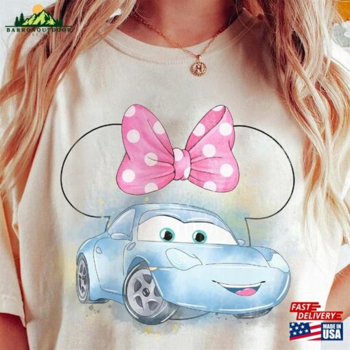 Cars Sally Shirt Disney Watercolor Comfort Colors Classic Hoodie