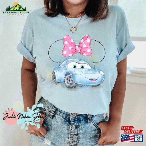 Cars Sally Shirt Disney Watercolor Comfort Colors Classic Hoodie