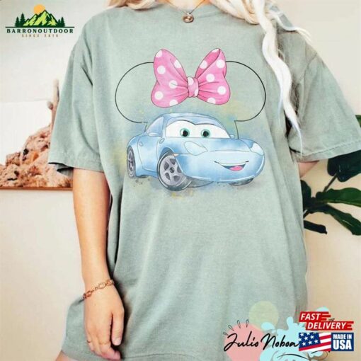 Cars Sally Shirt Disney Watercolor Comfort Colors Classic Hoodie