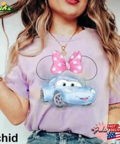 Cars Sally Shirt Disney Watercolor Comfort Colors Classic Hoodie 4