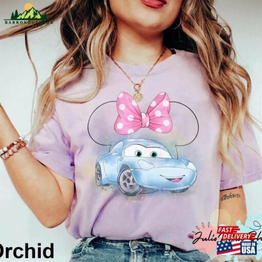 Cars Sally Shirt Disney Watercolor Comfort Colors Classic Hoodie