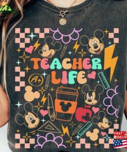 Cartoon Teacher Life Comfort Colors® Shirt Team Appreciation Gift Unisex T-Shirt Cartoon Teacher Life Comfort Colors® Shirt Team Appreciation Gift Unisex T-Shirt