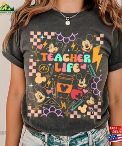 Cartoon Teacher Life Comfort Colors(r) Shirt Team Appreciation Gift Unisex T Shirt 4