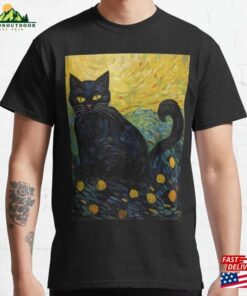 Cat Van Gogh Classic T-Shirt Hoodie Cat Van Gogh Classic T-Shirt Hoodie