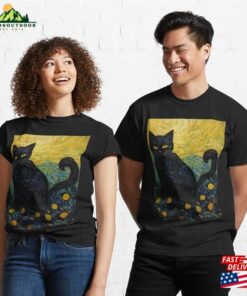 Cat Van Gogh Classic T-Shirt Hoodie Cat Van Gogh Classic T-Shirt Hoodie