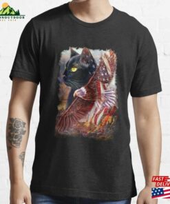 Cat With American Eagle T-Shirt Hoodie Sweatshirt Cat With American Eagle T-Shirt Hoodie Sweatshirt