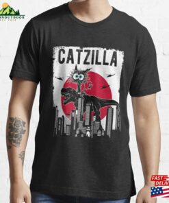 Catzilla Funny Retro Cat Kitten Riding T Rex Lovers Clothing T-Shirt Essential Hoodie Unisex Catzilla Funny Retro Cat Kitten Riding T Rex Lovers Clothing T-Shirt Essential Hoodie Unisex