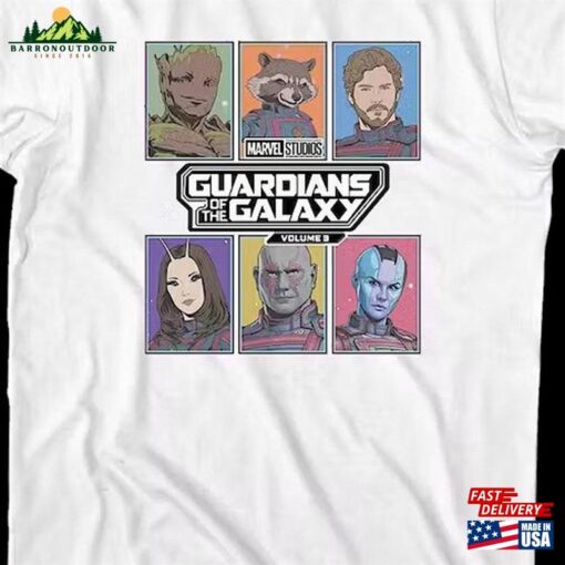 Character Boxes Guardians Of The Galaxy Volume 3 T-Shirt Marvel Superhero Shirt Merch Hoodie