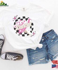 Checkered Pink 90S Western Dancer Tee Shirt Colorful Dance Team Squad Classic Hoodie Checkered Pink 90S Western Dancer Tee Shirt Colorful Dance Team Squad Classic Hoodie