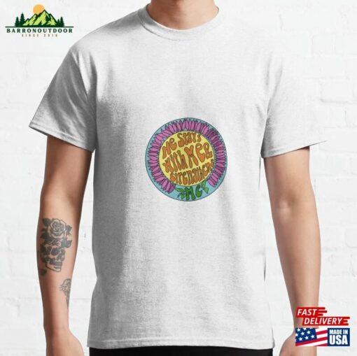 Christian Flower Sticker Classic T-Shirt Hoodie