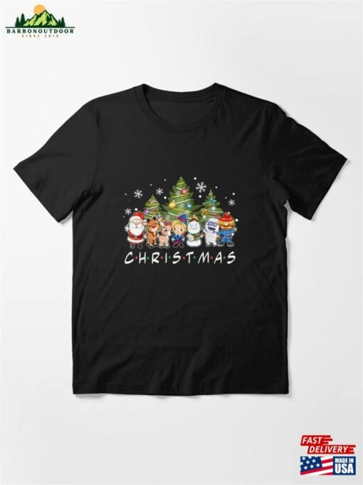 Christmas Family Friends Santa Rudolph Snowman Pajamas Kids T-Shirt Hoodie